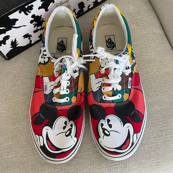 Disney Vans Sneaker - Men's 13 - Mickey & Friends Multicolor - Picture 2 of 5